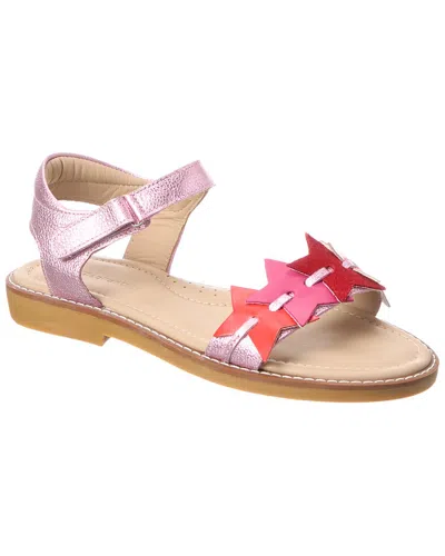 Elephantito Kids' Stars Leather Sandal In Multi