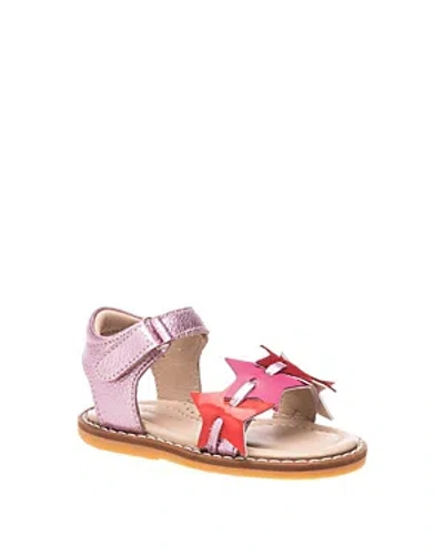Elephantito Girls' Stars Sandal - Toddler In Fuchsia
