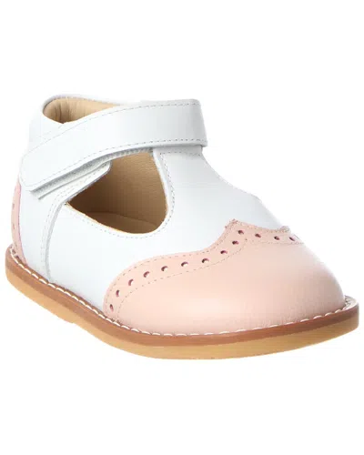 Elephantito Kids' T-bar Leather Maryjane In Pink