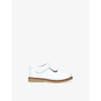 Elephantito Kids' Leather Mary Jane Shoe In White