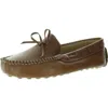 Elephantito Womens Bow Leather Moccasins In Brown