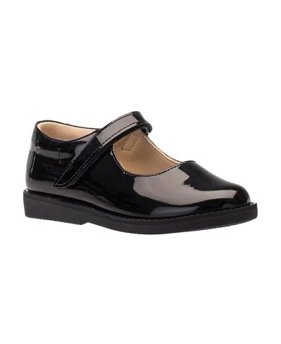 Elephantito Kids' Unisex Zoe Mary Jane In Patent Black