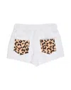 Elettra Lamborghini Toddler Girl Shorts & Bermuda Shorts White Size 6 Cotton In White