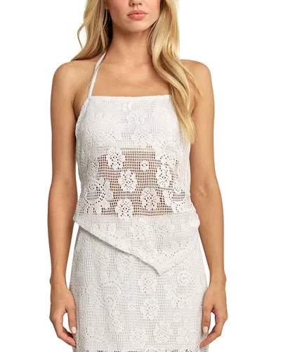 Elevator Disco Get Her Lace Cami Top In White