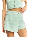 Elevator Disco Sara Mini Skort In Green
