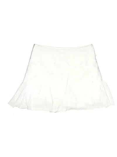 Pre-owned Eleven By Venus Williams Casual Skirt In White
