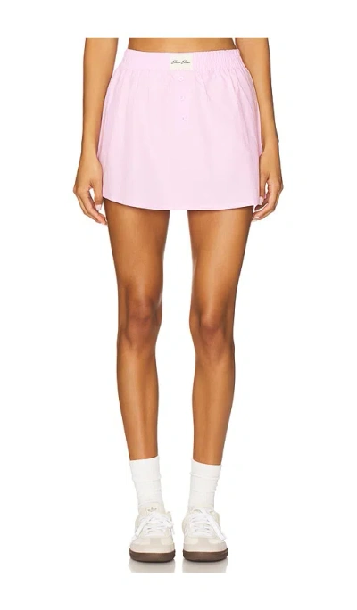 Eleven Eleven Boxer Skirt In Pink