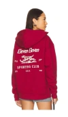 Eleven Eleven Caviar Cowboy Hoodie In 褐紫红色