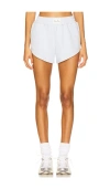 Eleven Eleven Waffle Shorts In White