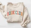 Eleven Eleven Women's Book Club Sweatshirt In Beige In Neutral