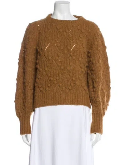 Pre-owned Eleven Six Alpaca Crew Neck Sweater In Neutral