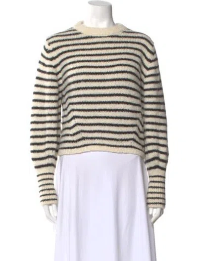 Pre-owned Eleven Six Alpaca Striped Sweater In Multi