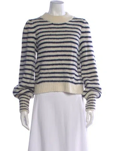 Pre-owned Eleven Six Alpaca Striped Sweater In Multi