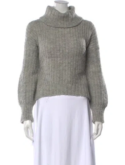 Pre-owned Eleven Six Alpaca Turtleneck Sweater In Grey