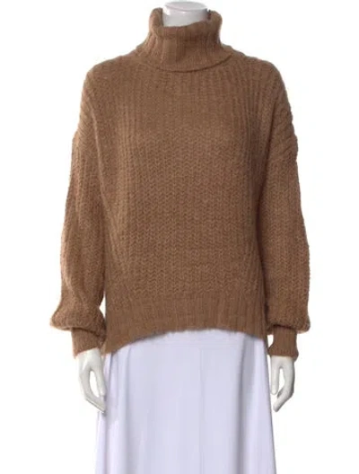 Pre-owned Eleven Six Alpaca Turtleneck Sweater In Neutral
