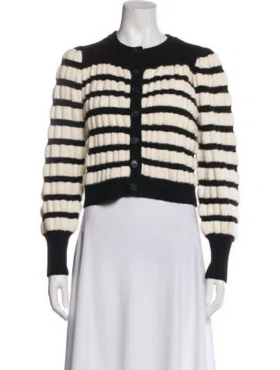 Pre-owned Eleven Six Baby Alpaca Striped Sweater In Multi