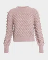 Eleven Six Camila Popcorn-stitch Alpaca-blend Sweater In Pink