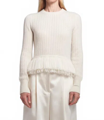 Eleven Six Colette Sweater In Ivory In Transparent