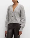 ELEVEN SIX FARA CABLE KNIT CARDIGAN SWEATER