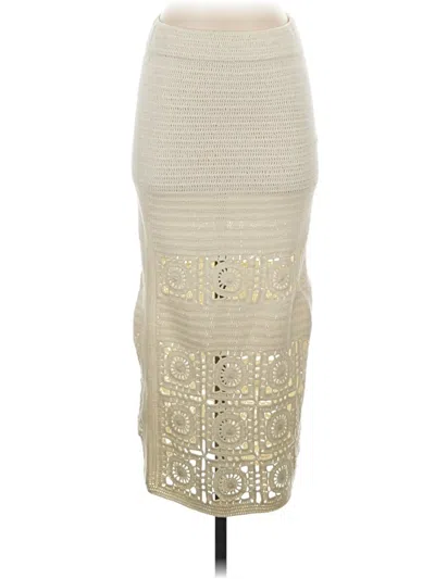 Pre-owned Eleven Six Formal Skirt In Ivory