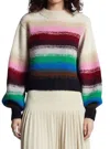 Eleven Six Women's Haley Ombre Alpaca-blend Sweater Wool/polyamide In Multi
