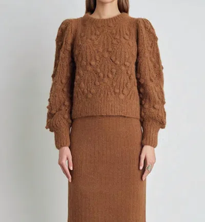 Eleven Six Marisa Sweater In Sienna In Gold