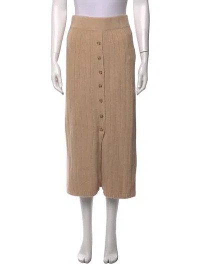 Pre-owned Eleven Six Midi Length Skirt W/ Tags In Neutrals