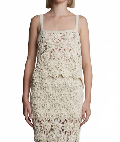 Eleven Six Mila Crochet Top In Ivory In Neutral