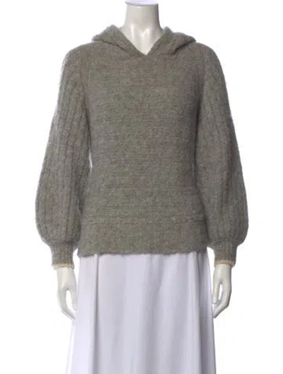 Pre-owned Eleven Six Mohair Crew Neck Sweater In Grey