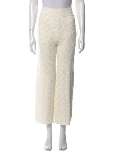 Pre-owned Eleven Six Printed Wide Leg Pants W/ Tags In Neutral
