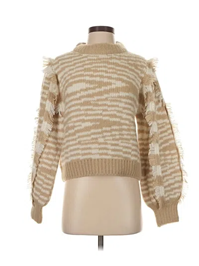 Pre-owned Eleven Six Pullover Sweater In Tan