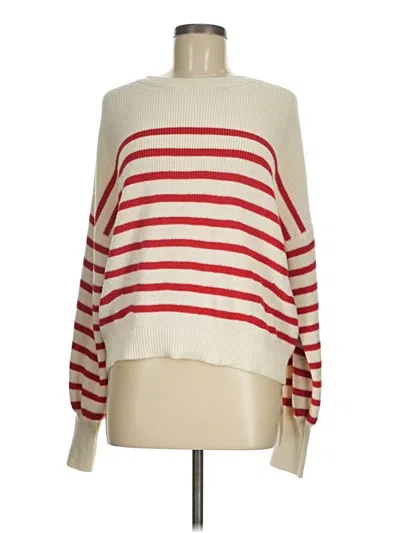 Pre-owned Eleven Six Pullover Sweater In White