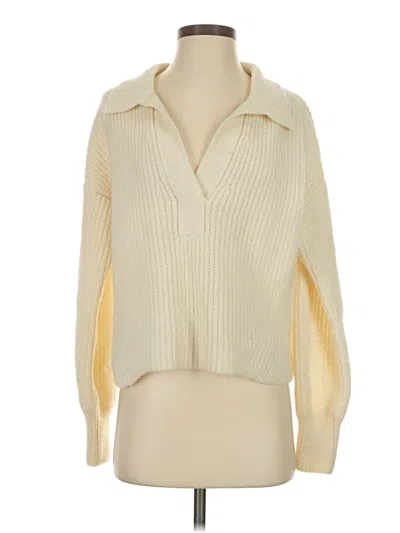 Pre-owned Eleven Six Pullover Sweater In White