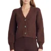 Eleven Six Sara Cardi In Cocoa In Brown