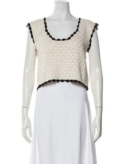 Pre-owned Eleven Six Scoop Neck Sweater W/ Tags In Neutral