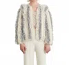 Eleven Six Sophia Sweater Jacket In Ivory In White