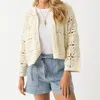 Eleven Six Women's Tasha Crocheted Crop Jacket In Multi