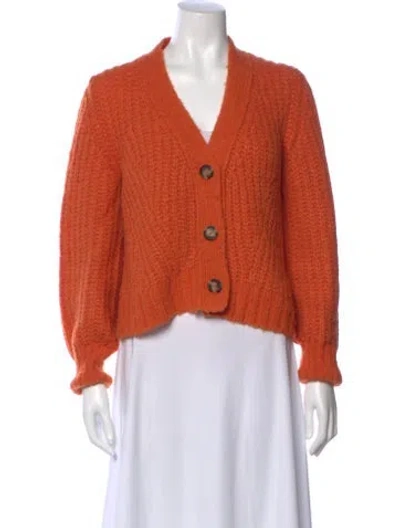 Pre-owned Eleven Six V-neck Sweater In Green