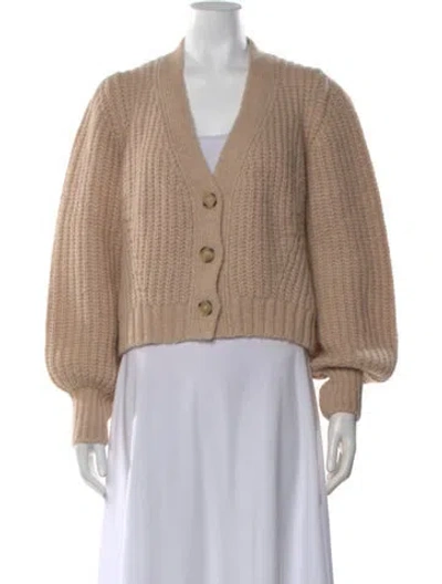 Pre-owned Eleven Six V-neck Sweater In Neutrals
