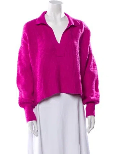 Pre-owned Eleven Six V-neck Sweater In Purple