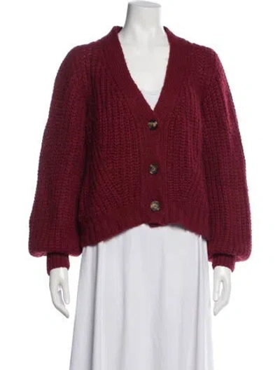 Pre-owned Eleven Six V-neck Sweater In Red