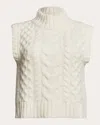 Eleven Six Women's Ada Cable-knit Alpaca-blend Sweater In White