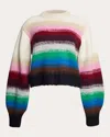 Eleven Six Women's Haley Ombre Alpaca-blend Sweater Wool/polyamide In Multicolor