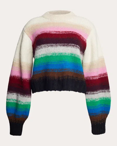 Eleven Six Women's Haley Ombre Alpaca-blend Sweater Wool/polyamide In Multi