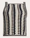 Eleven Six Women's Kerry Stripe Crochet Cotton Tank Top In Ivory/espresso/black
