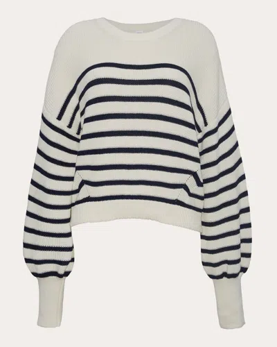 Eleven Six Women's Layla Stripe Sweater In White