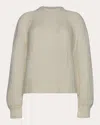 Eleven Six Women's Mila Ribbed Alpaca-blend Sweater In White