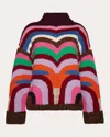 Eleven Six Women's Sarah Mock Neck Sweater Wool/polyamide/baby Alpaca In Multicolor