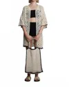 Eleven Six Women's Vera Crochet Tote Bag In Ivory Black In White