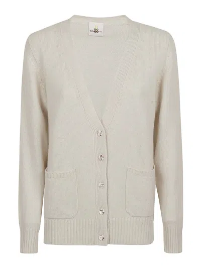 Eleven88 Cashmere Cardigan In White